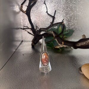 7 1/2 Beautiful Crazy Lace Agate Ring